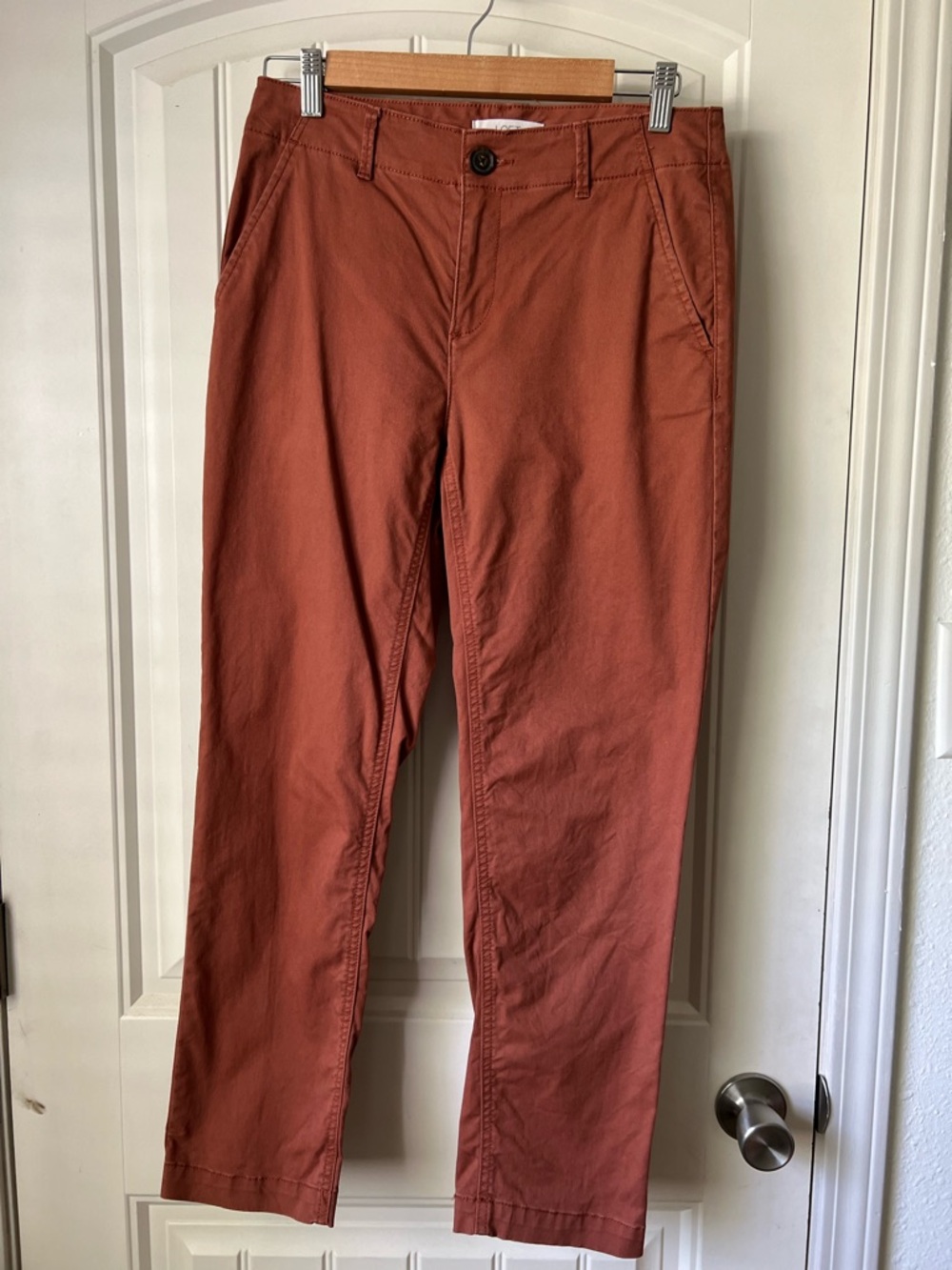 LOFT Women’s  Rust Chino Pants